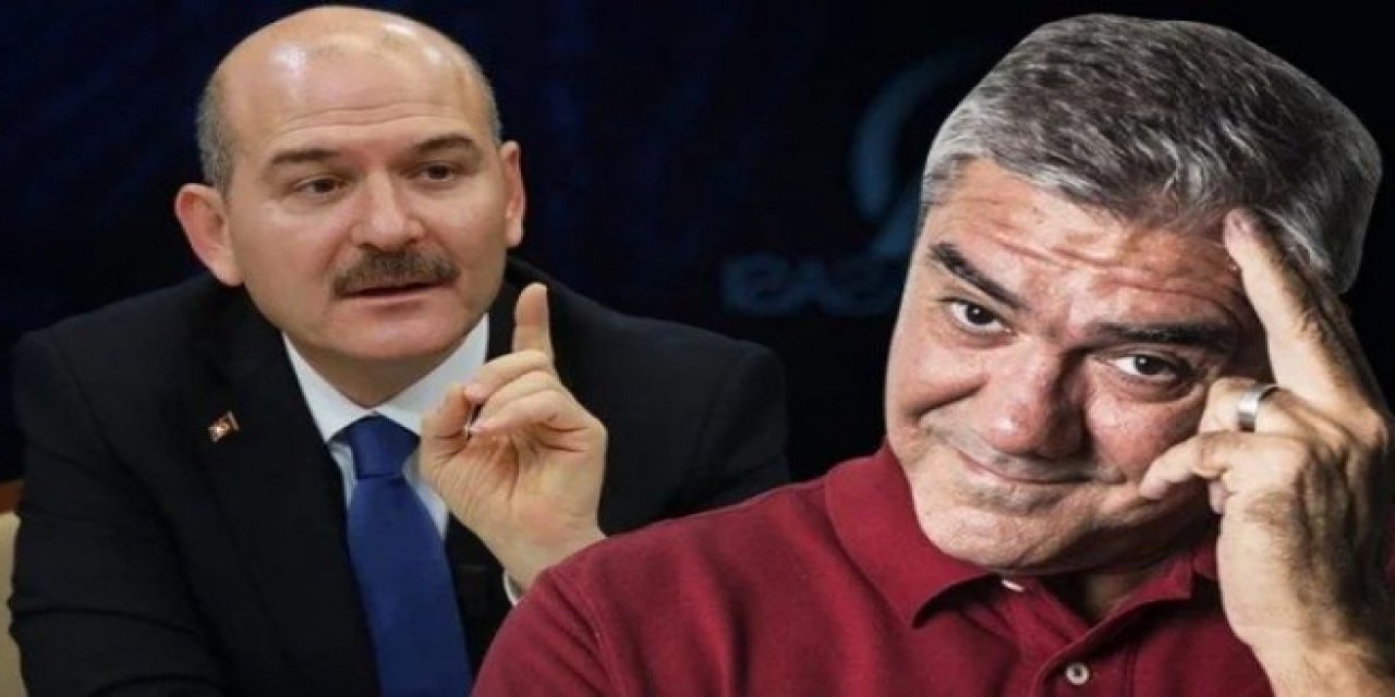 Yılmaz Özdil'den Süleyman Soylu'ya çok sert cevap: Değil İçişleri Bakanı, feriştahı olsa...