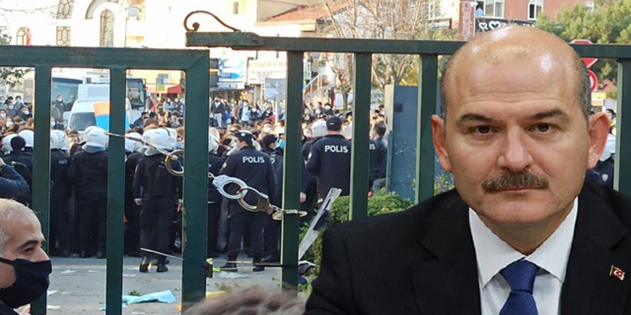 Süleyman Soylu'dan Boğaziçi Üniversitesi açıklaması! "Polis doğru yapmıştır"