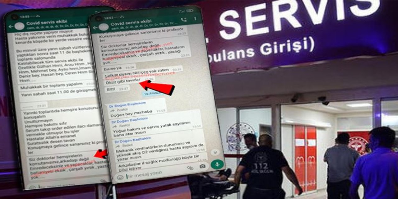 Mesajlar ortaya çıktı! Başhekimden skandal talimat: Hemşirelerin komutanısınız, emredeceksiniz, yapacaklar!