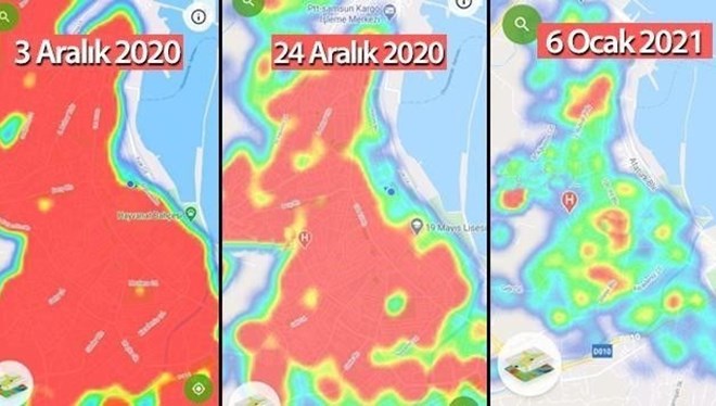 Samsun bir ayda yeşile döndü!