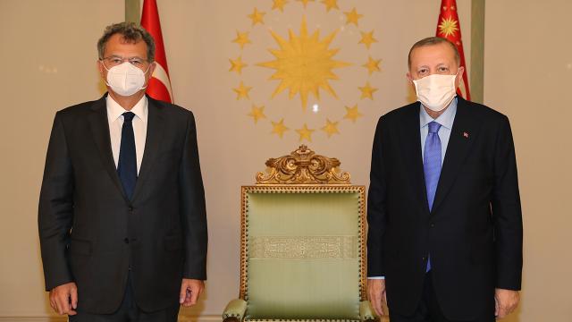 Erdğan: TÜSİAD Yönetim Kurulu Başkanı Kaslowski'yi ağırladı!