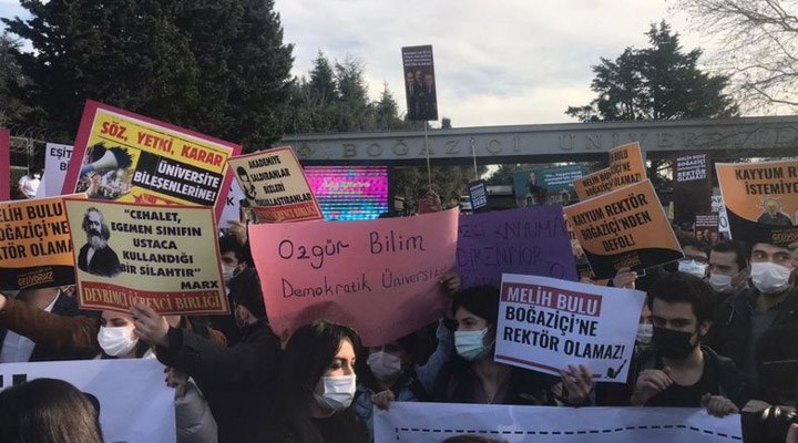Boğaziçi öğrencilerinden kayyum Rektör Melih Bulu'ya "Yuh yuh" klipli yanıt