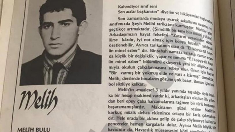 Boğaziçi Üniversitesi'nin atanan rektörü Melih Bulu'nun okul yıllığı ortaya çıktı!