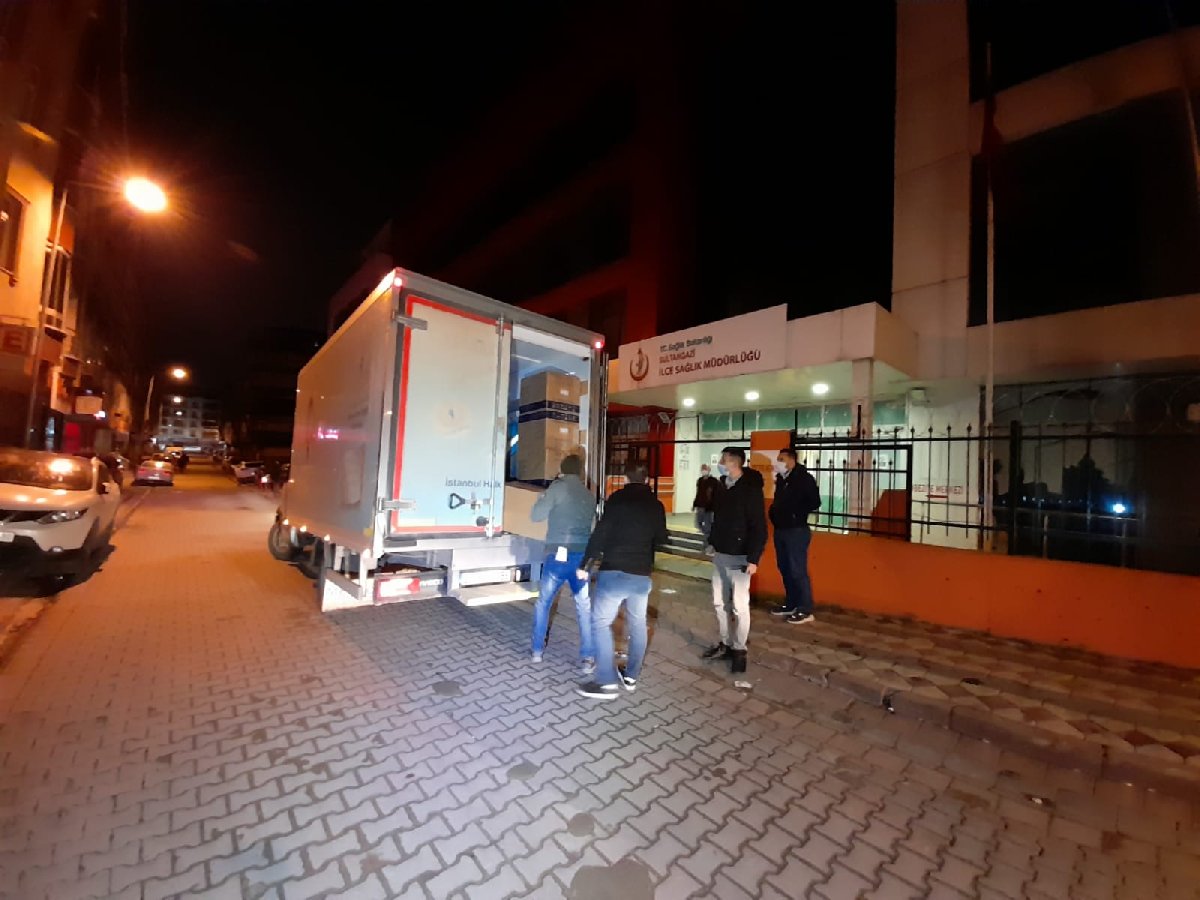 İstanbul'un aşıları böyle dağıtıma çıktı