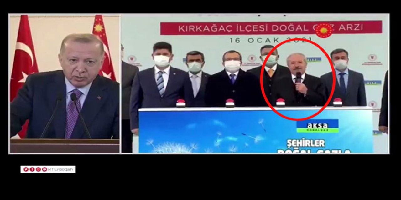 Törende ilginç anlar yaşandı! Erdoğan konuşmasına izin vermedi: Sen mikrofonu vekilimize ver