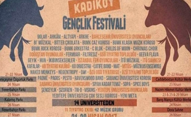 Kadıköy Gençlik Festivali, iptal edildi