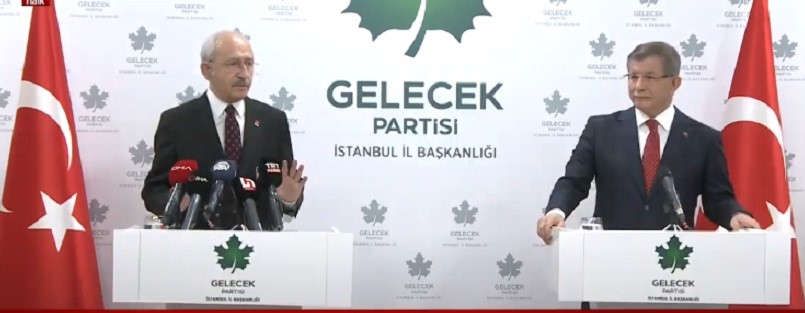 Kılıçdaroğlu ve Davutoğlu bir araya geldiler!