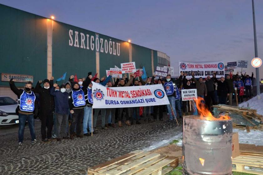 Bursa'da işten çıkarılan işçiler eylem yaptılar!