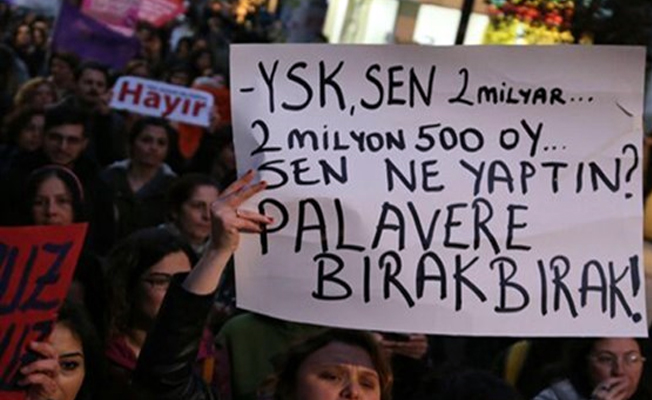 YSK protestocuları için tutuklama talebi