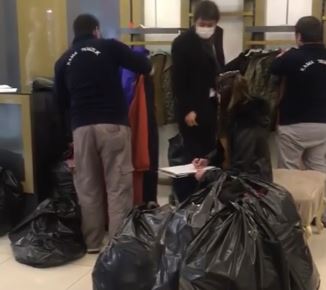 Haciz gelen kadın esnaf, sinir krizi geçirdi