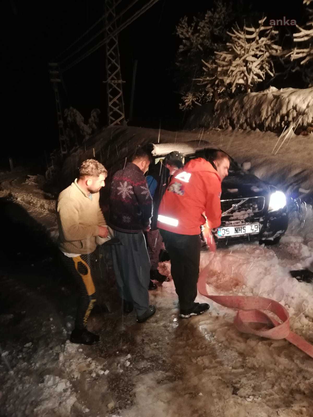 Kış fena bastırdı, Toroslar’da mahsur kalanları Mersin Büyükşehir Belediyesi kurtardı!