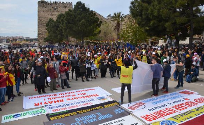 Sinop'ta nükleer santral protestosu
