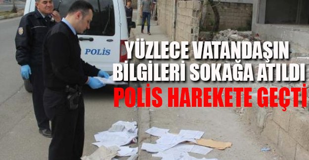 Kaldırımdaki yüzlerce vatandaşın kimlik numarası polisi harekete geçirdi
