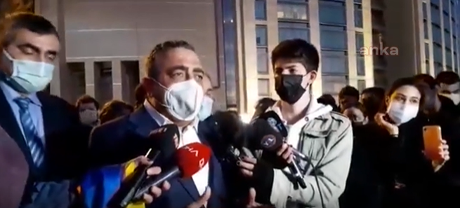 CHP'li Tanrıkulu adliye önünde: "Bir gün mutlaka yaptığınız bu hukuksuzlukların hesabını vereceksiniz"