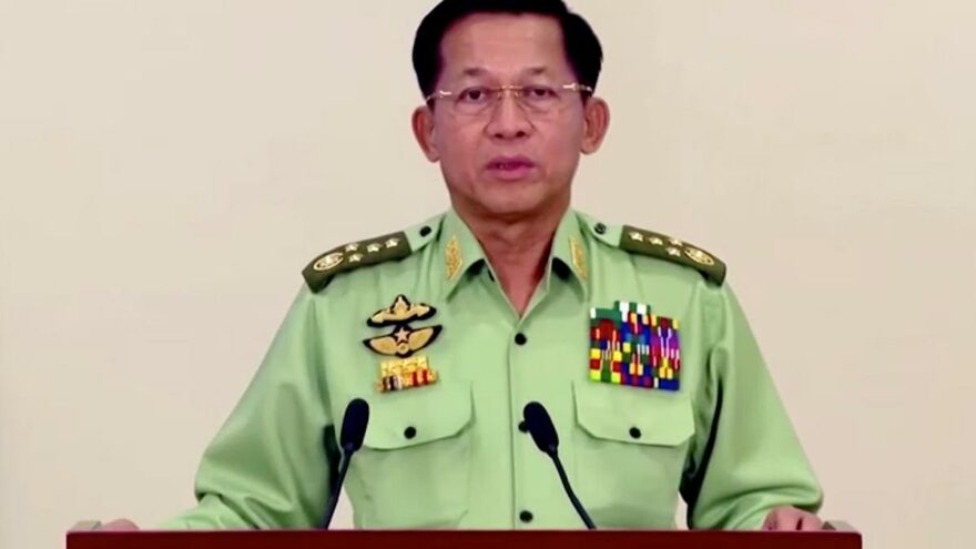Myanmar darbesini gerçekleştiren Hlaing'tan olaylar sonrası ilk açıklama