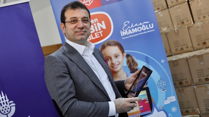 Ekrem İmamoğlu yoksul öğrencilere 40 bin tablet dağıtacak