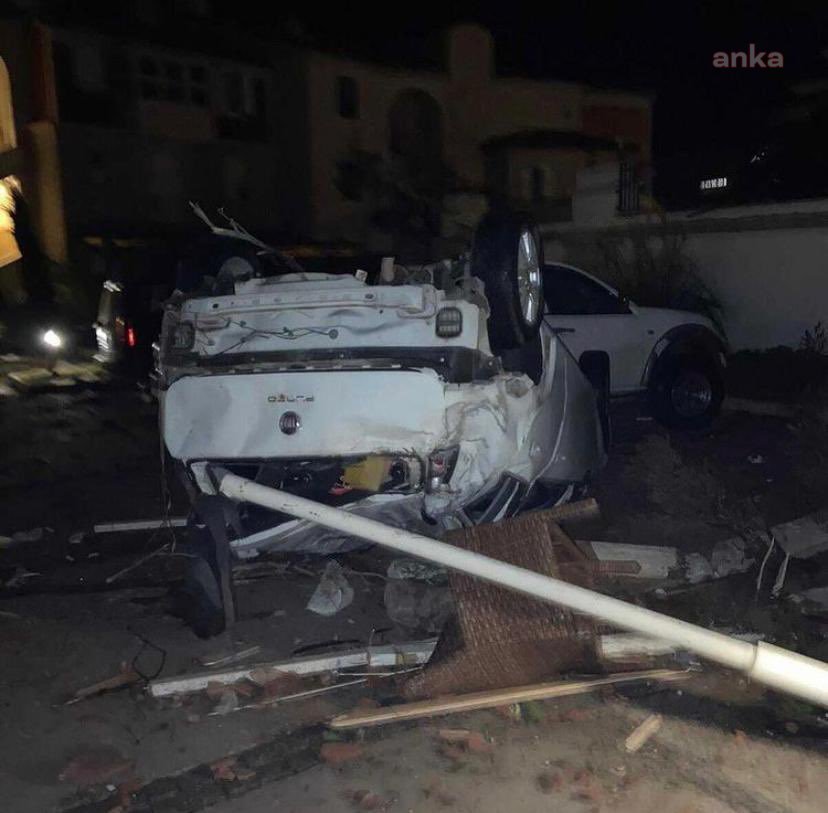 İzmir'de korkunç gece: Hortum, fırtına, sağanak, sel