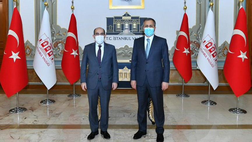 İstanbul Valisi Yerlikaya ile Melih Bulu buluştu