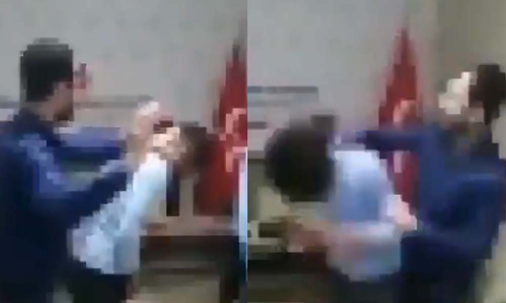 MHP İlçe Başkanlığı'nda TikTok videosu çeken gençlere dayak!