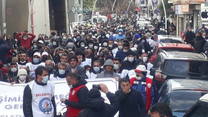 İzmir karıştı... 660 Menemen Belediyesi çalışanı meydanlarda!