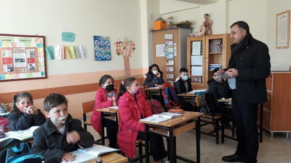 Köy okullarında yüz yüze eğitim