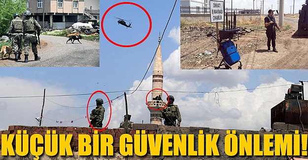Erdoğan'a Diyarbakır'da yoğun güvenlik önlemi