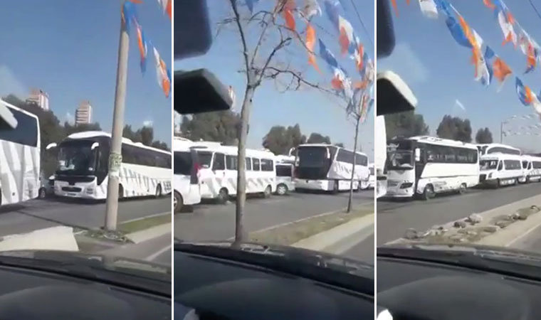 CHP'li Sertel ortaya çıkardı: "Yüzlerce otobüs, çevre il ve ilçelerden AKP İzmir Kongresi'ne insan taşıdı"