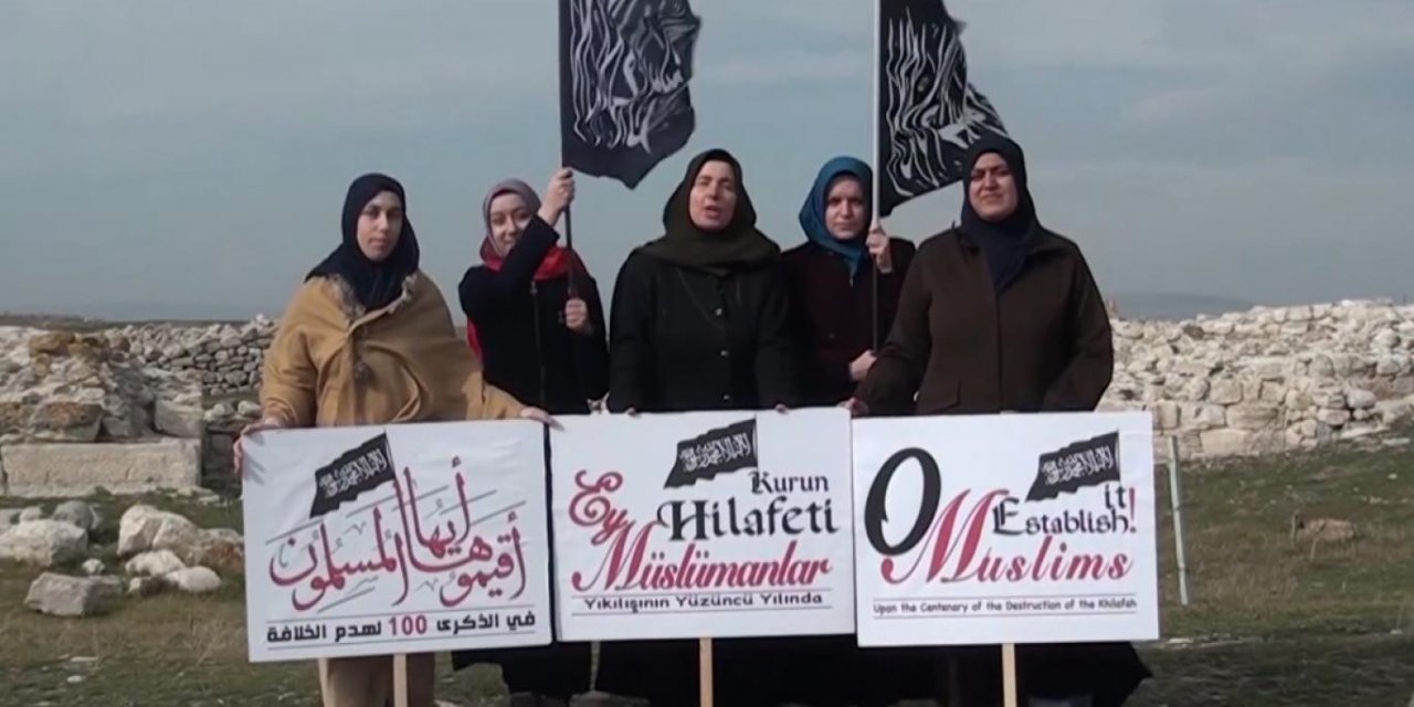 Hilafet çağrısı yapan kadınlar gözaltına alındı