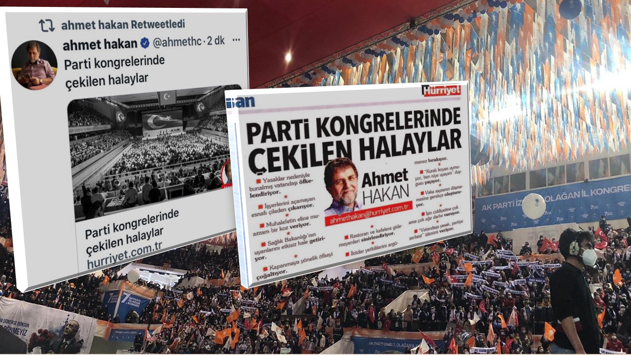 Faruk Bildirici: "Hangi partinin kongresinde halay çekildi Ahmet Hakan? Onu da yazsana"