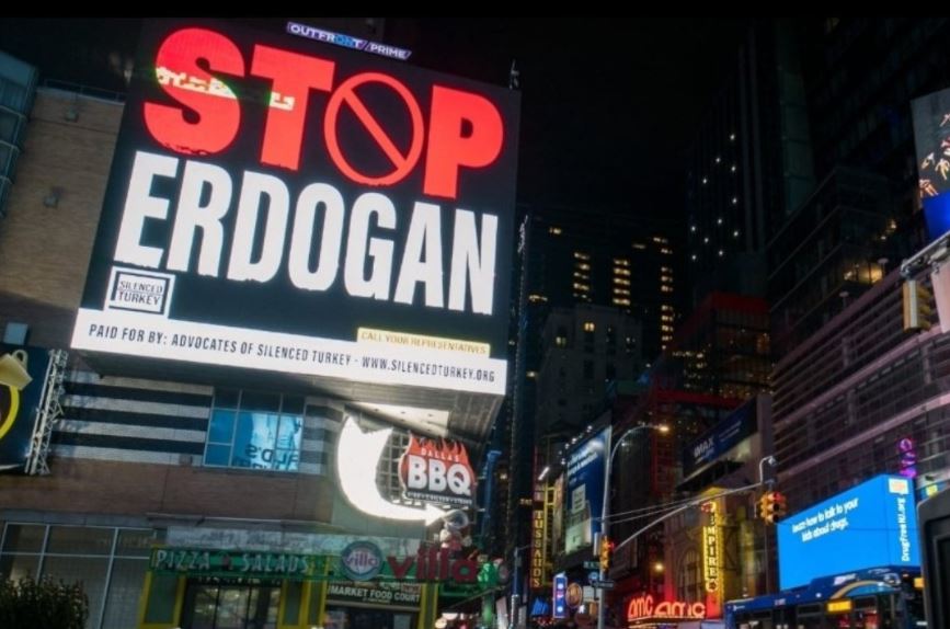 ABD'deki 'Stop Erdoğan' ilanlarına Ankara Cumhuriyet Başsavcılığı soruşturma başlattı!