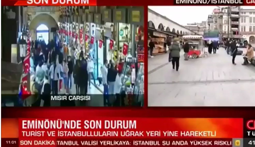 CNN Türk muhabirine canlı yayında küfür!