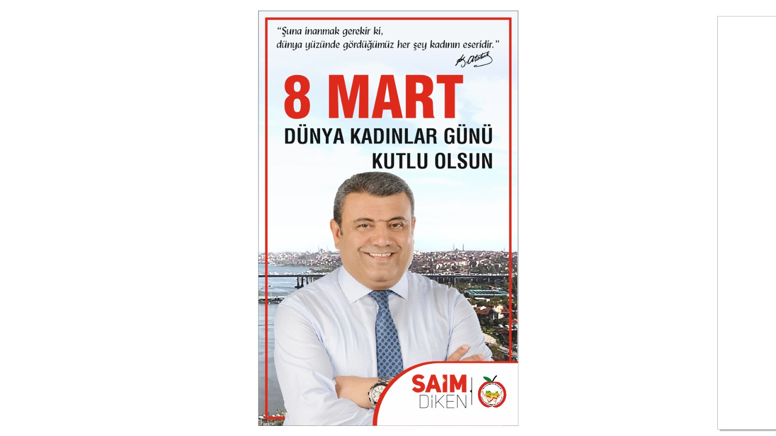 Saim Diken Dünya Kadınlar Günü’nü kutladı