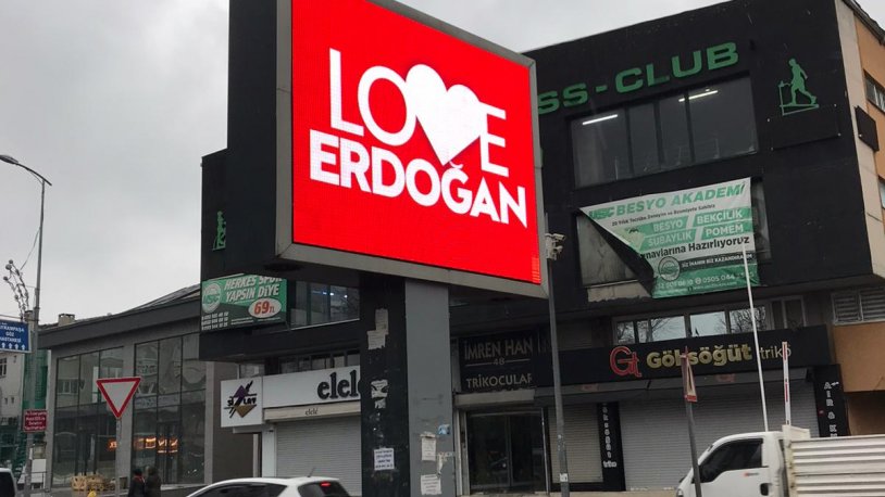 ABD'nin 'Stop Erdoğan' ilanına TCDD'den 'Love Erdoğan' misillemesi