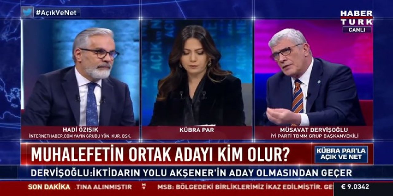 Hadi Özışık "iktidar yanlısı" denilince rahatsız oldu! Gazeteciyim deyince de Müsavat Dervişoğlu kahkaha attı