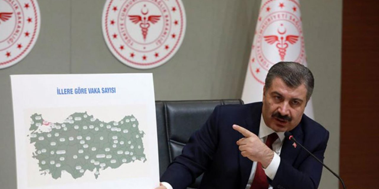 Fahrettin Koca paylaştı: İşte vaka oranı en çok artan ve azalan iller!