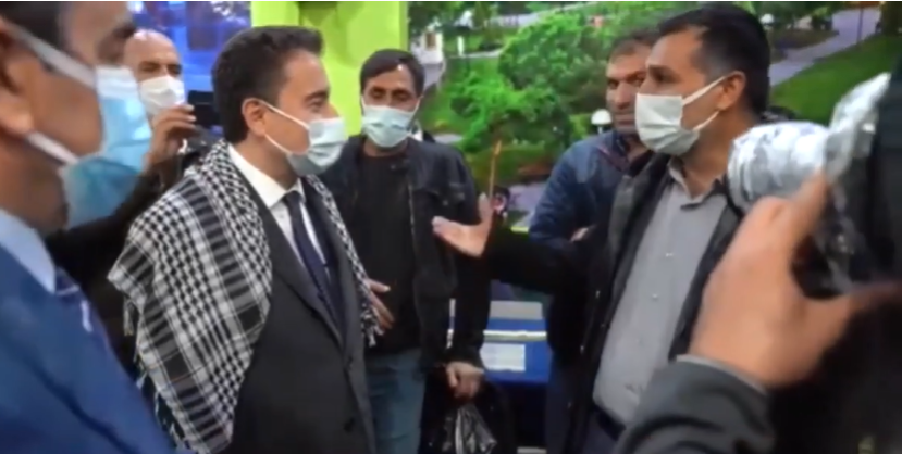 Babacan'ın ziyaret ettiği esnaf: “Vatandaş koronadan değil açlıktan ölüyor”
