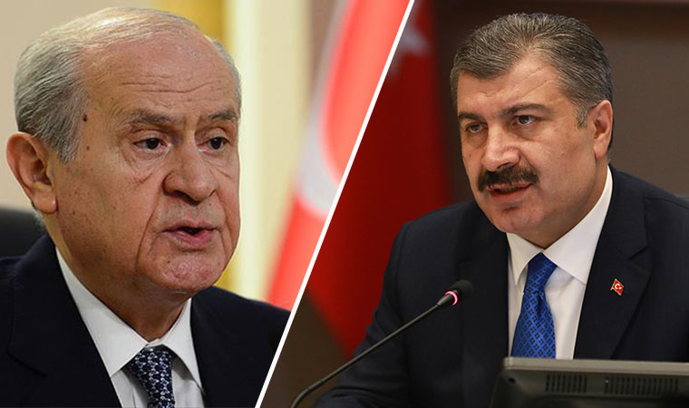 Fahrettin Koca'dan Devlet Bahçeli'ye tebrik mesajı