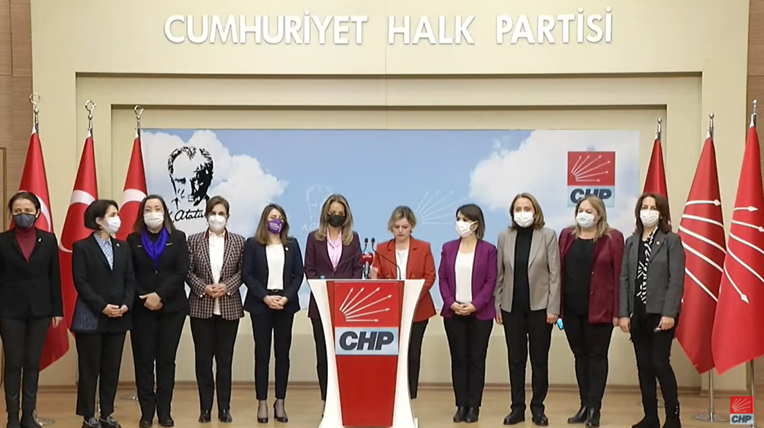 CHP'li kadın yöneticilerden Erdoğan'a: "İstanbul Sözleşmesi’nden çekilme kararını tanımıyoruz"