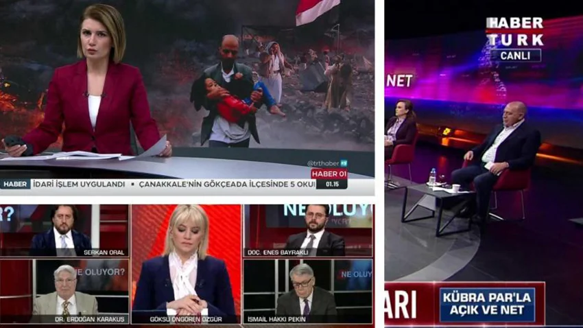 TRT, CNN Türk ve Habertürk dolar bilgisini gizlemiş