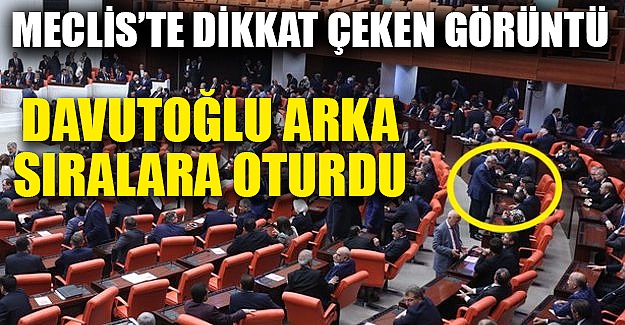Davutoğlu Başbakanlık sonrası ilk kez Genel kurul'da