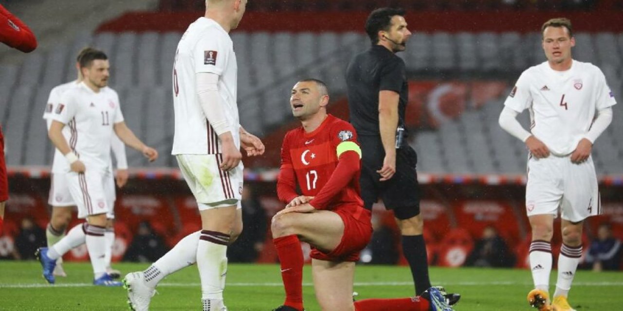Türkiye 3-3 Letonya! Letonya'ya yine şansımız tutmadı...