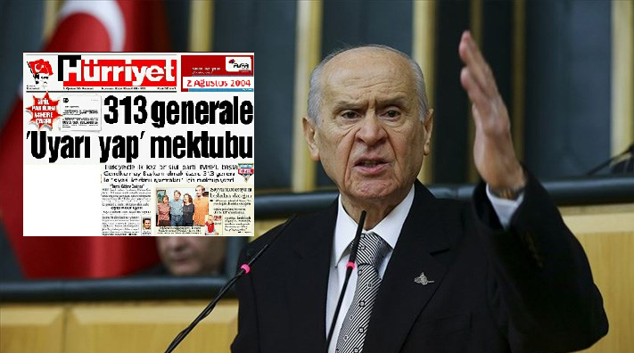 Bahçeli'nin "Rütbeleri sökülmelidir!" dediği amirallere MHP'den yıllar önce iktidar için 'Uyarı yap!' mektubu!
