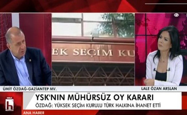 Ümit Özdağ: YSK yöneticilerinin hepsi adalet önünde hesap verecek