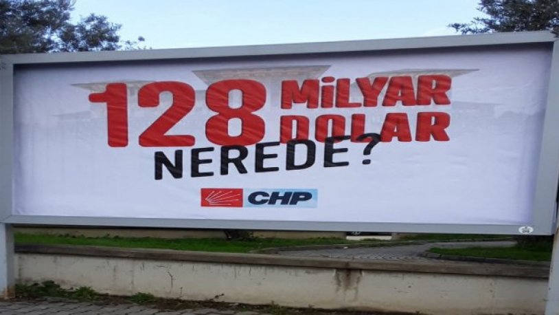 Bu kez de '128 milyar dolar nerede?' afişleri Ardahan'da kaldırıldı!