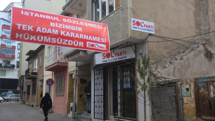İstanbul Sözleşmesi afişleri gözaltına aldırmıştı... SOL Parti'den açıklama