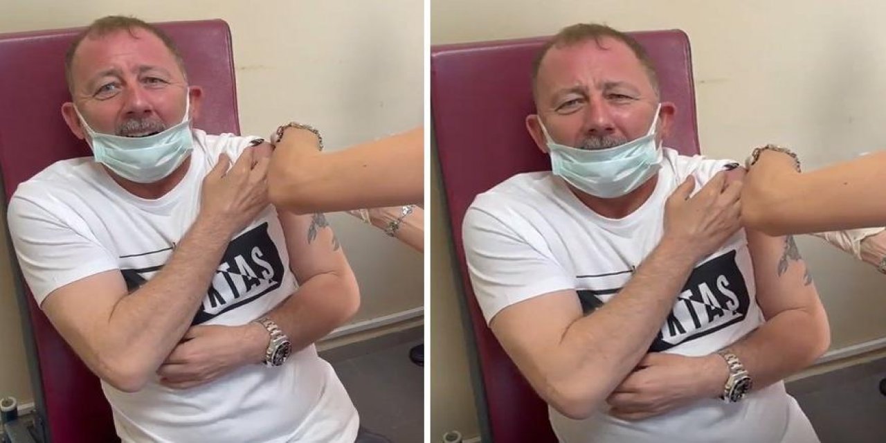 Sergen Yalçın aşı oldu: ‘Aah! Bu neymiş ya böyle’