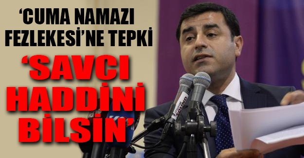Demirtaş: Allah, şehirleri yakanın belasını versin