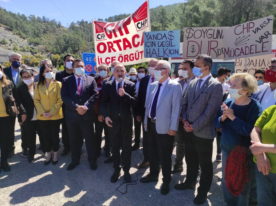 CHP'li Öztunç'tan Göcek Tüneli protestosu..."Ak Parti, senin sözüne hiç mi güvenemeyeceğiz"