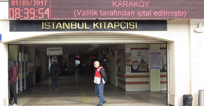 İstanbul'da vapur ve motor seferleri durdu