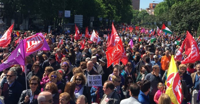 1 Mayıs'a yolsuzluk protestoları damga vurdu